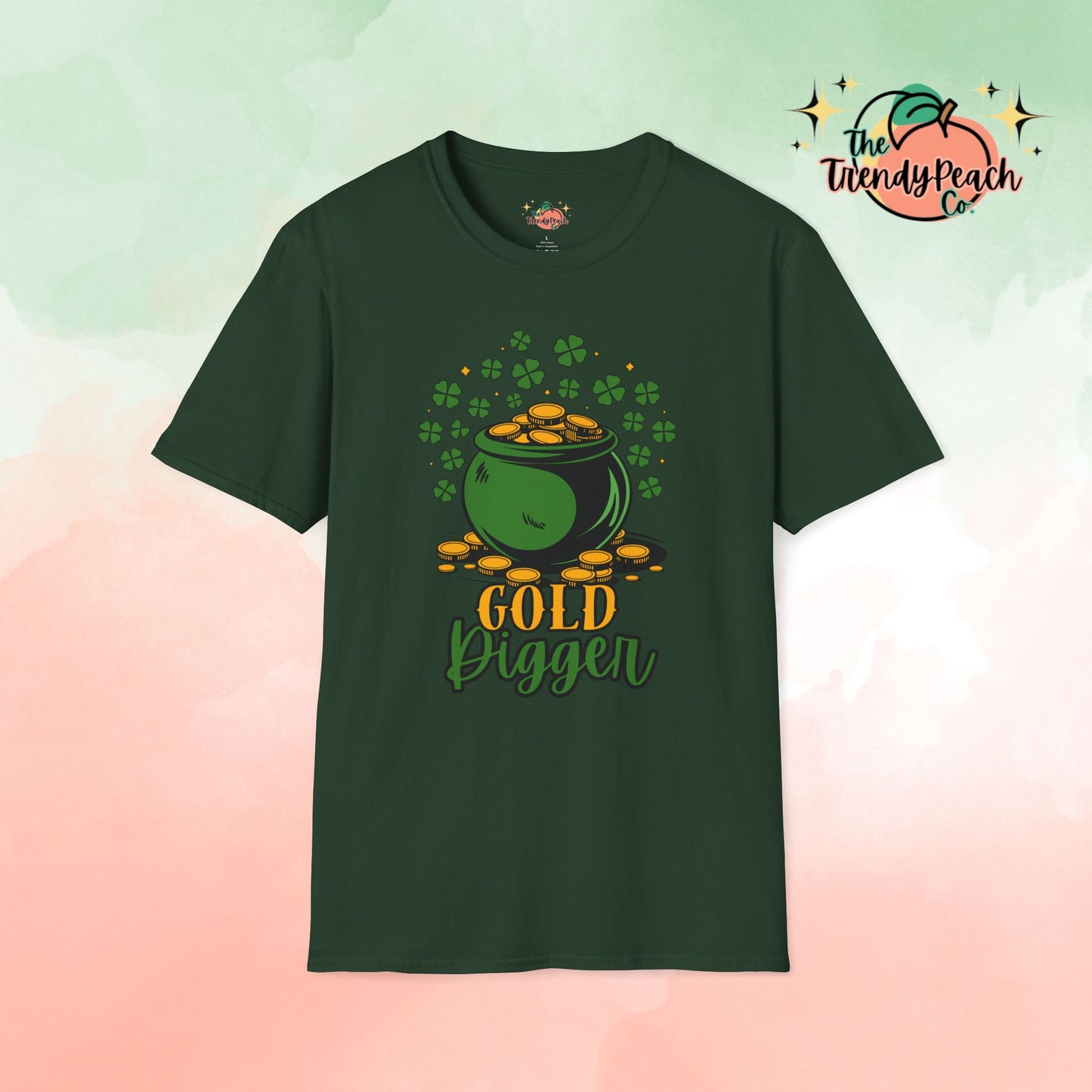 Gold Digger St. Patrick's Day Graphic Tee