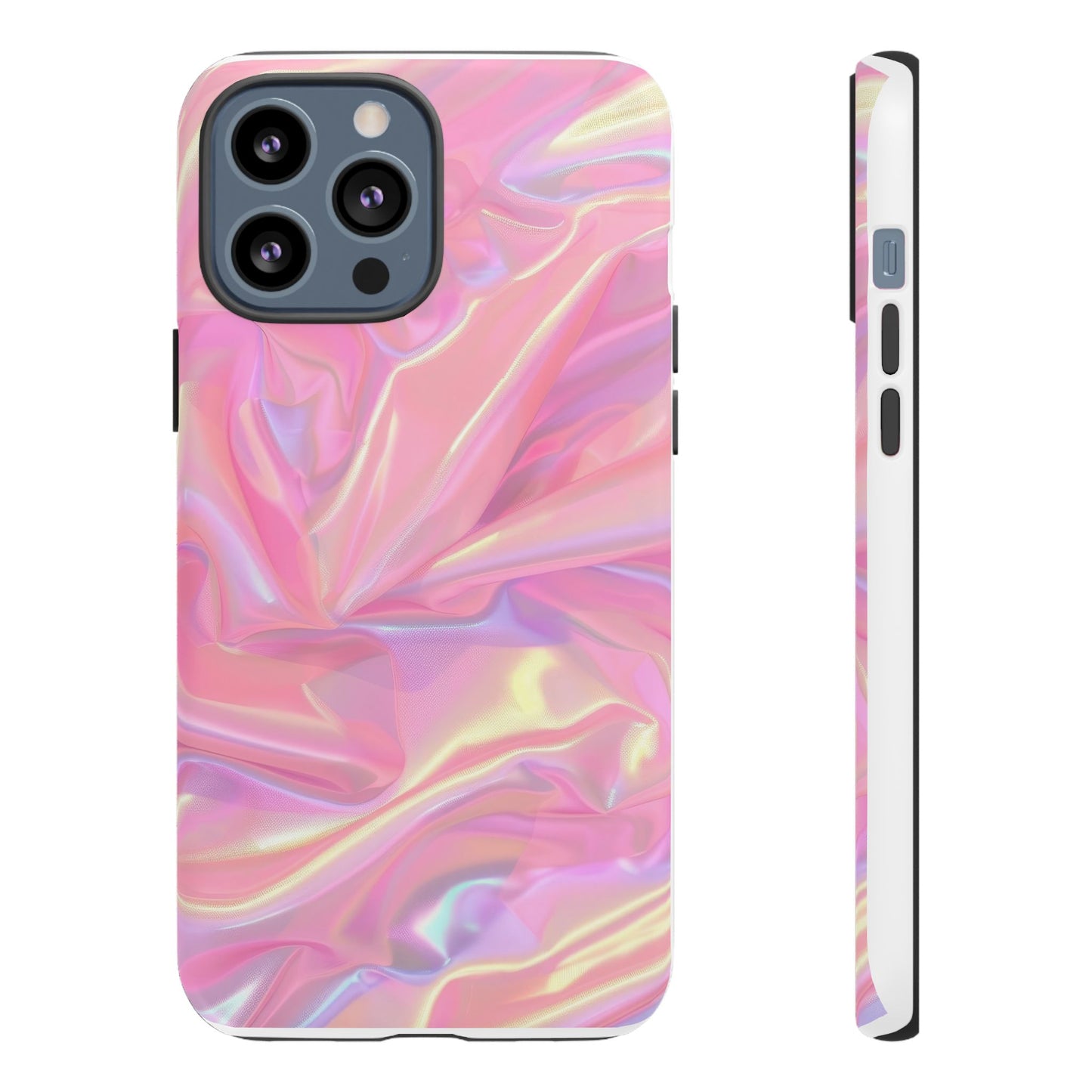 Pink Pastel Hologram Dual Layer Phone Case