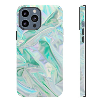 Blue Pastel Hologram Dual Layer Phone Case