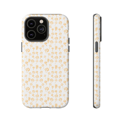 Orange Mushroom Variety Dual Layer Phone Case