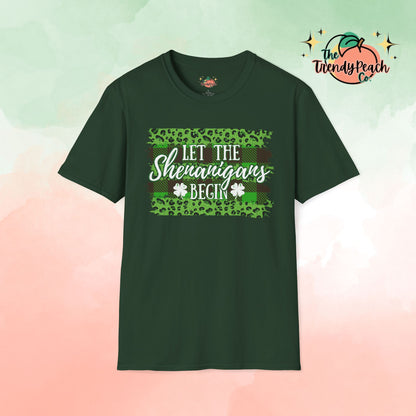 Let The Shenanigans Begin St. Patrick's Day Graphic Tee