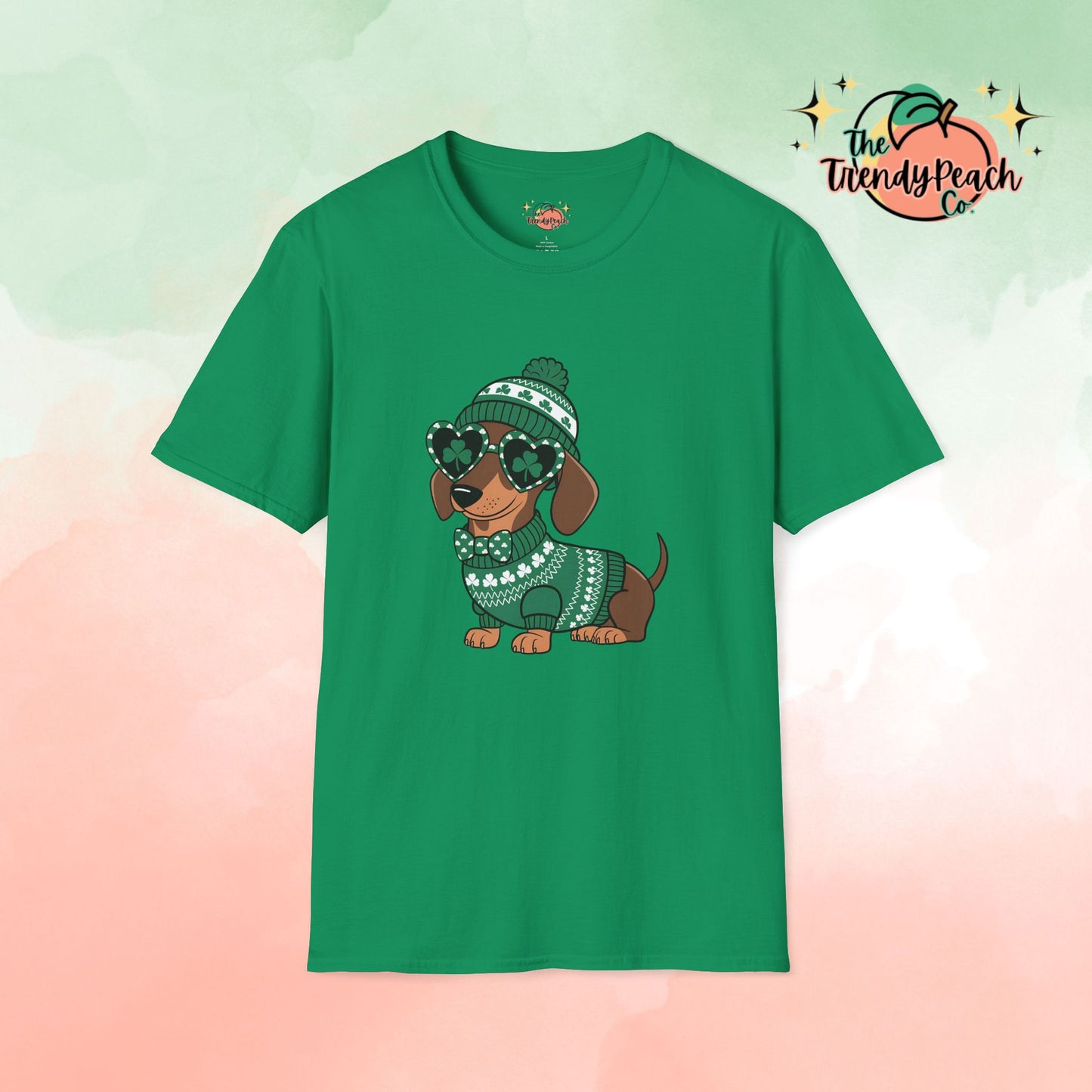 Lucky Dachshund St. Patrick's Day Graphic Tee