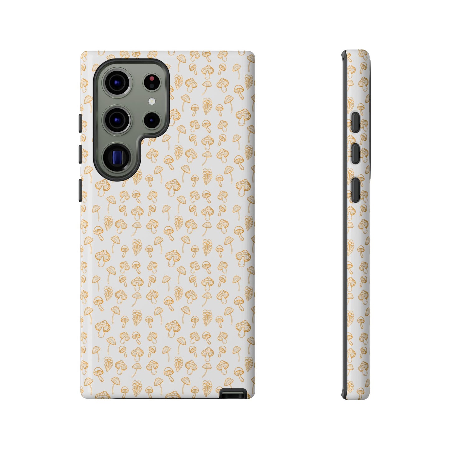 Orange Mushroom Variety Dual Layer Phone Case