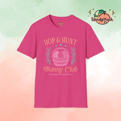 Hop & Hunt Bunny Club Easter Graphic Tee