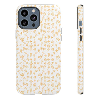 Orange Mushroom Variety Dual Layer Phone Case