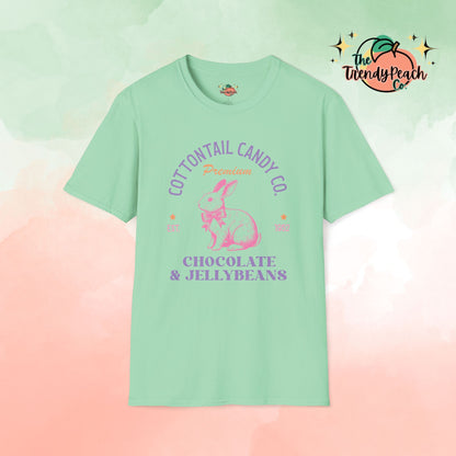 Cottontail Candy Co. Chocolates & Jellybeans Easter Graphic Tee