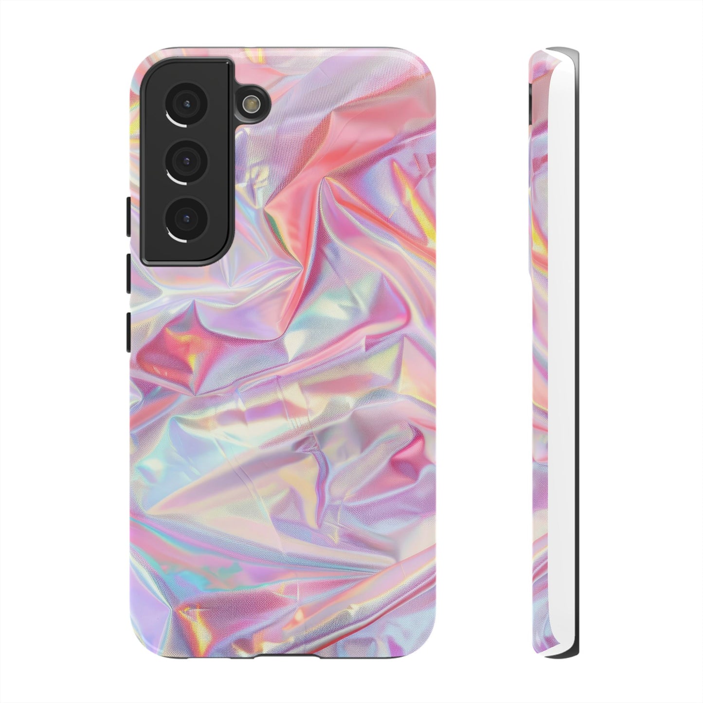 Multicolor Pastel Hologram Dual Layer Phone Case