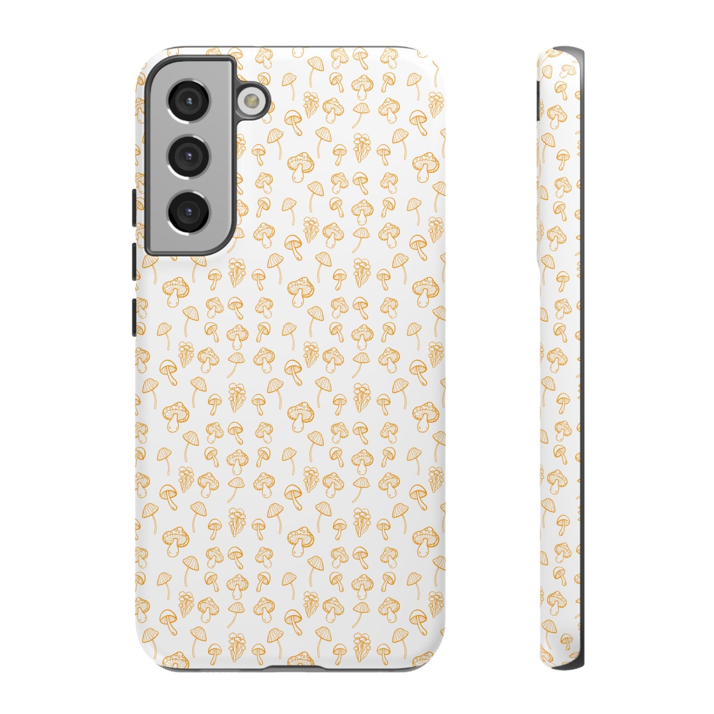 Orange Mushroom Variety Dual Layer Phone Case