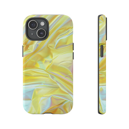 Yellow Pastel Hologram Dual Layer Phone Case