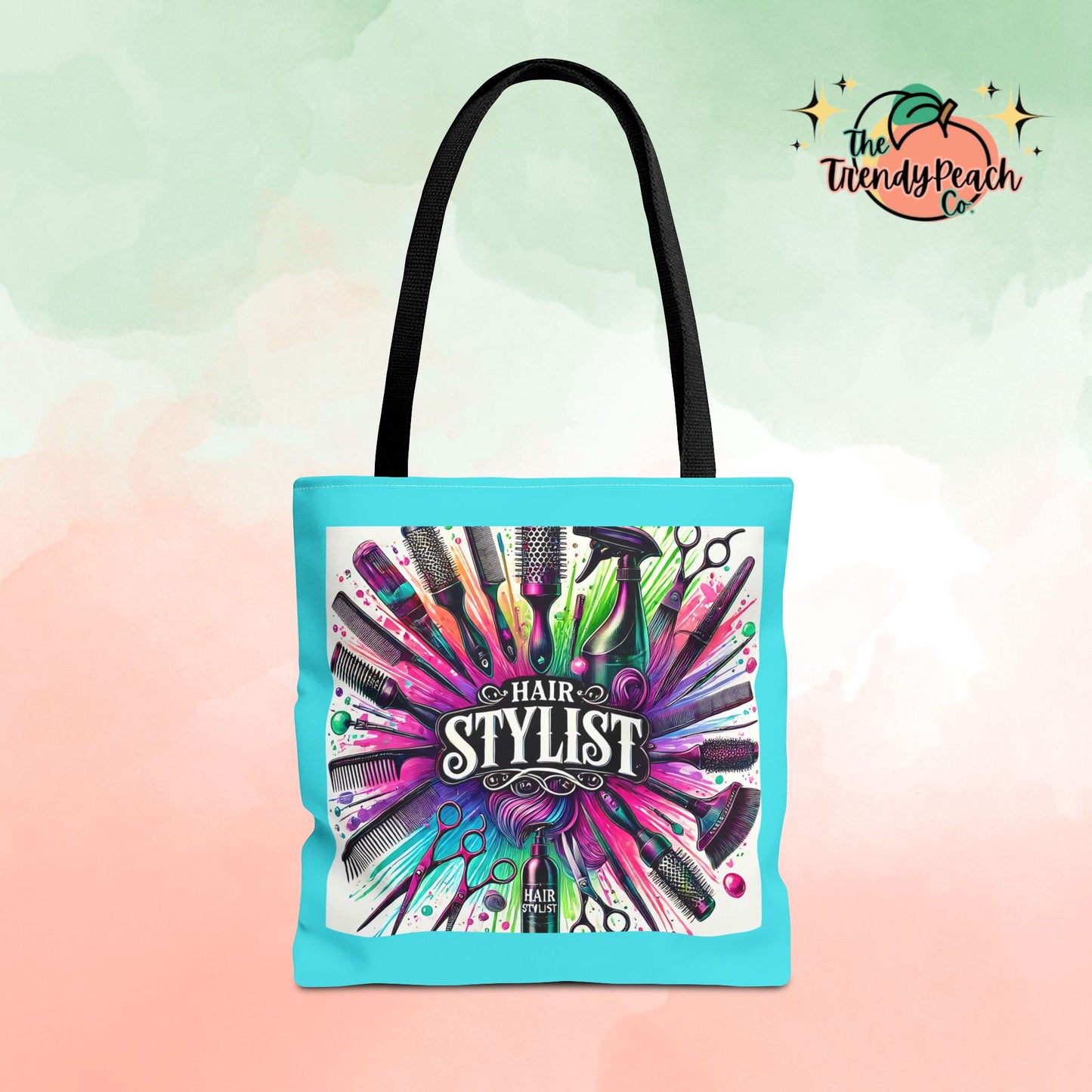 Hairstylist Rainbow Tote Bag