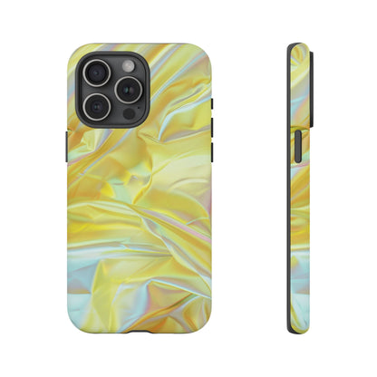 Yellow Pastel Hologram Dual Layer Phone Case