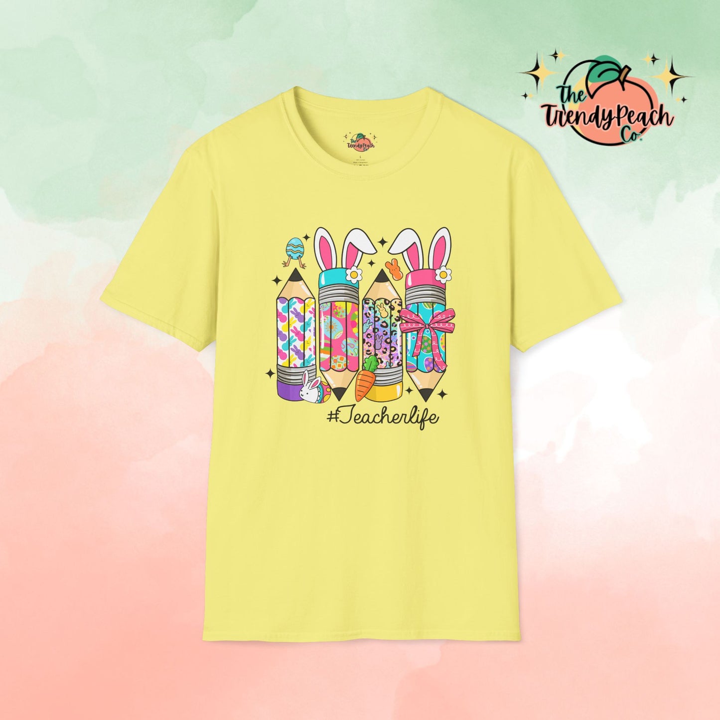 Easter Pencils Teacher Life Easter Graphic Tee