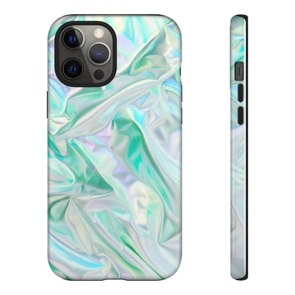 Blue Pastel Hologram Dual Layer Phone Case