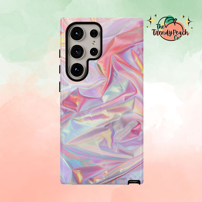 Multicolor Pastel Hologram Dual Layer Phone Case