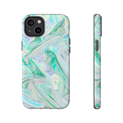 Blue Pastel Hologram Dual Layer Phone Case