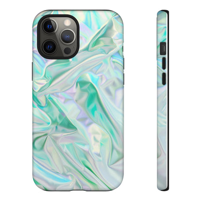 Blue Pastel Hologram Dual Layer Phone Case