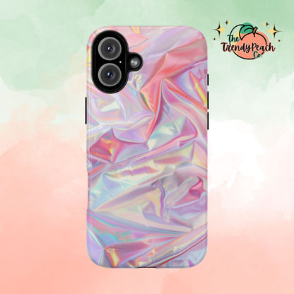 Multicolor Pastel Hologram Dual Layer Phone Case