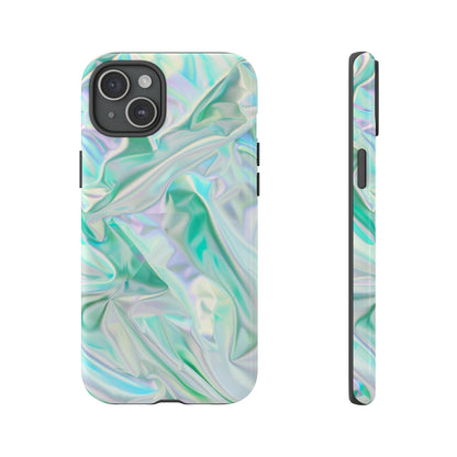 Blue Pastel Hologram Dual Layer Phone Case