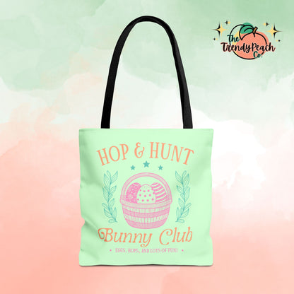 Hop & Hunt Bunny Club Easter Tote Bag