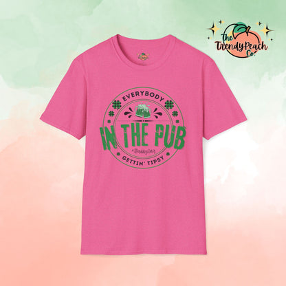 Everybody In The Pub Gettin' Tipsy St. Patrick's Day Graphic Tee