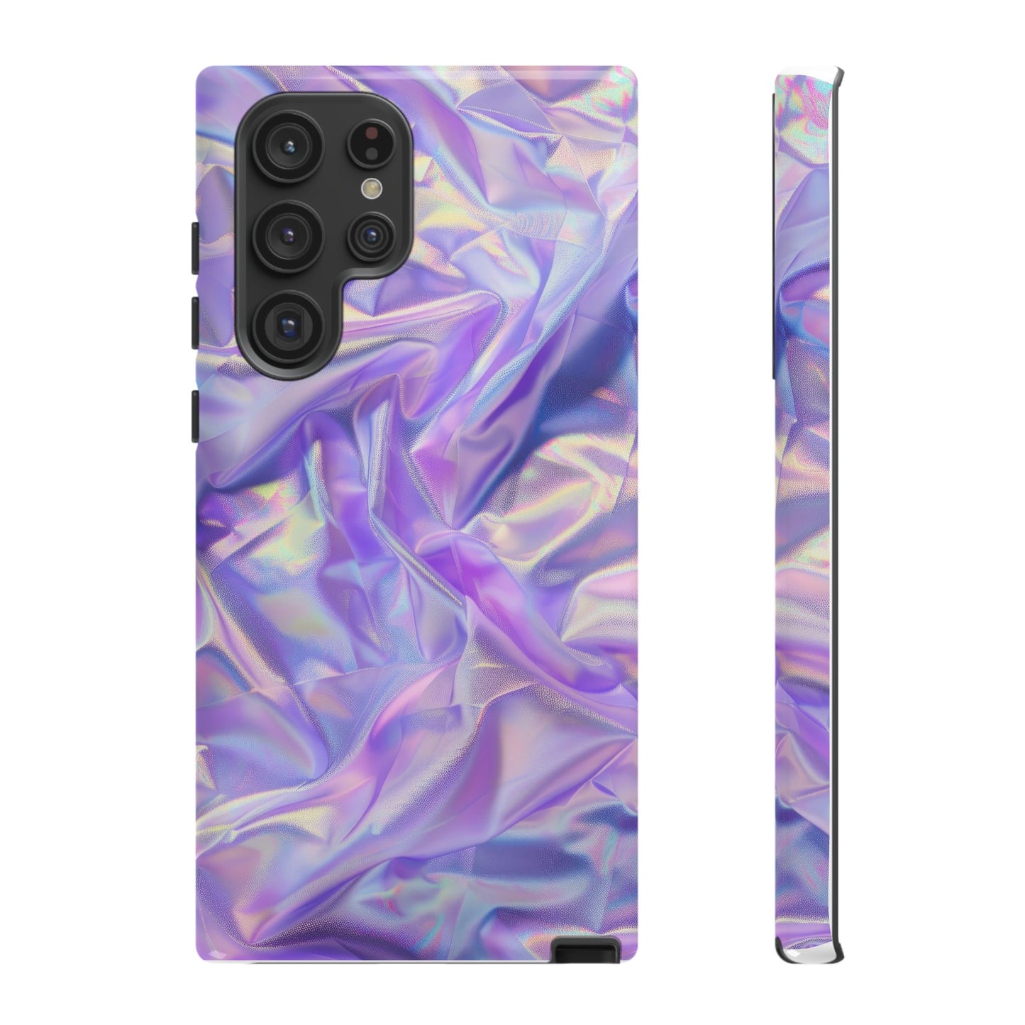 Purple Pastel Hologram Dual Layer Phone Case