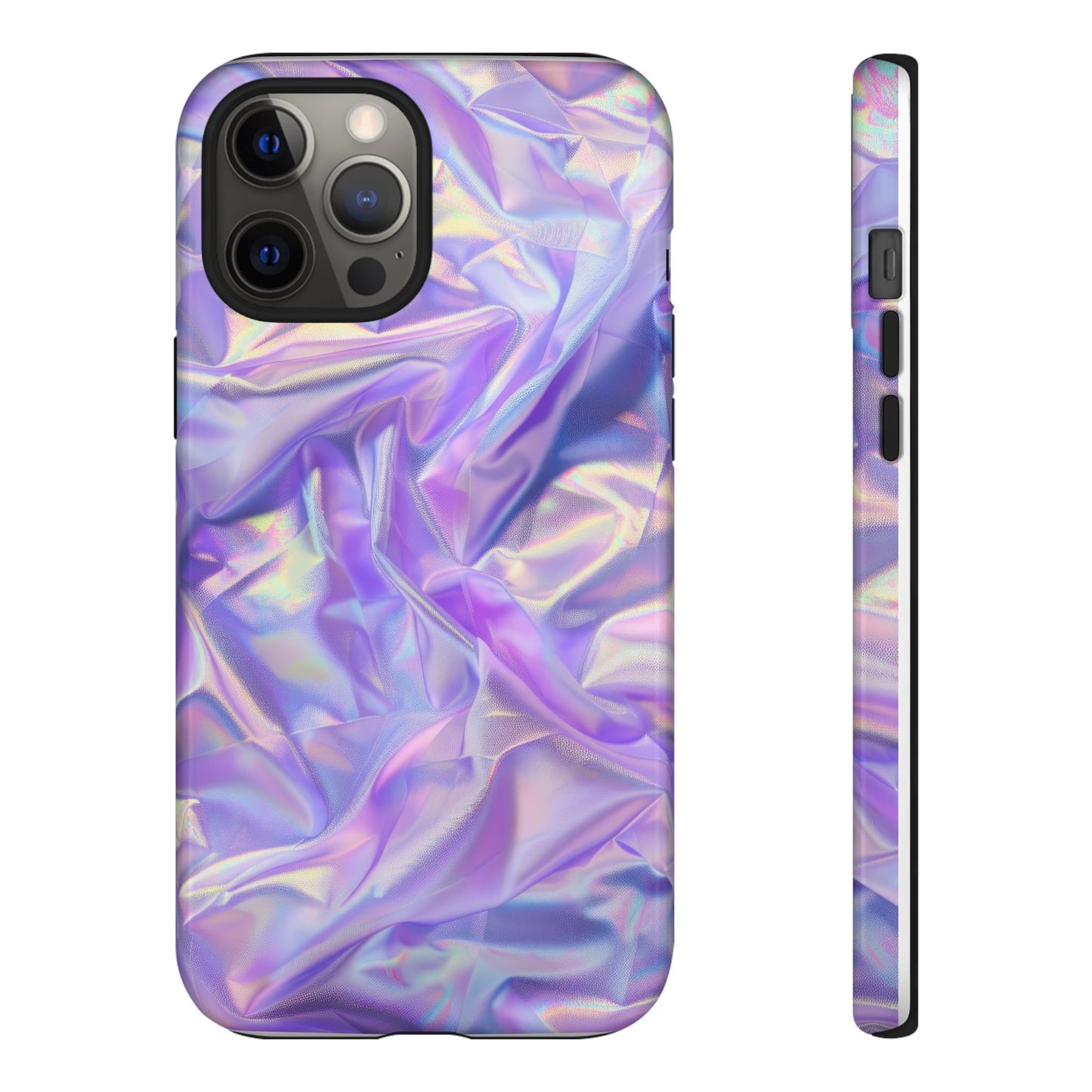 Purple Pastel Hologram Dual Layer Phone Case