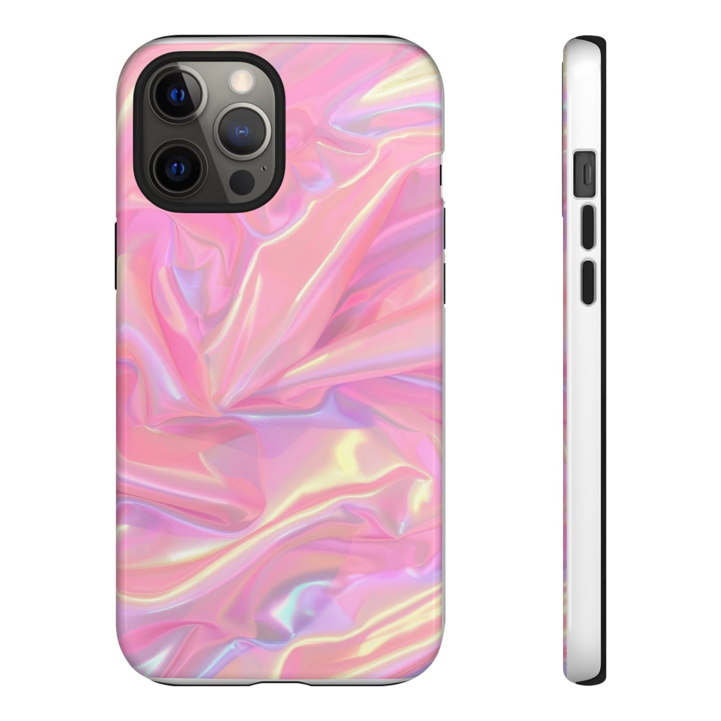 Pink Pastel Hologram Dual Layer Phone Case