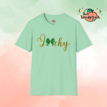 Lucky Bow St. Patrick's Day Graphic Tee