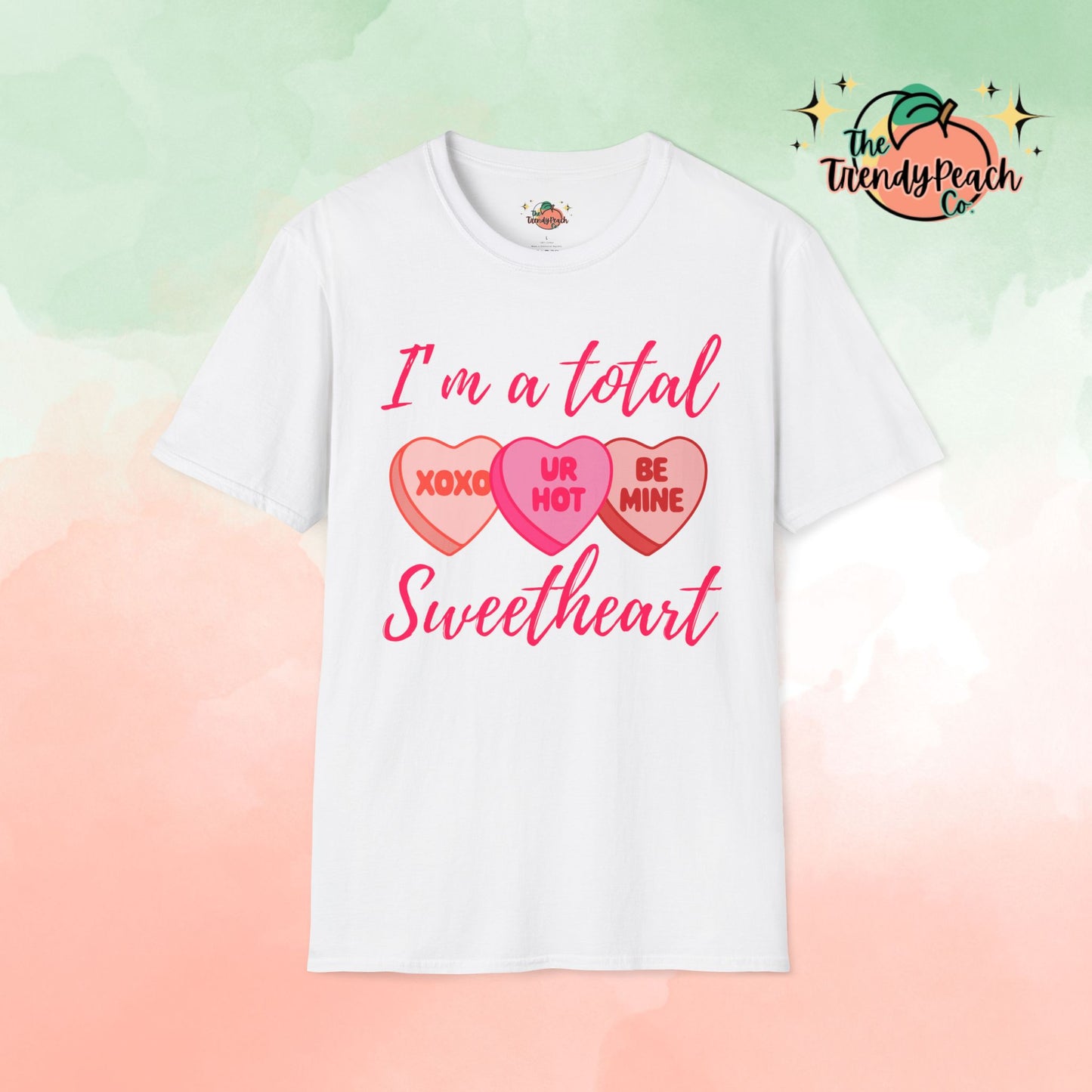 Total Sweetheart Candy Valentines Day Graphic Tee