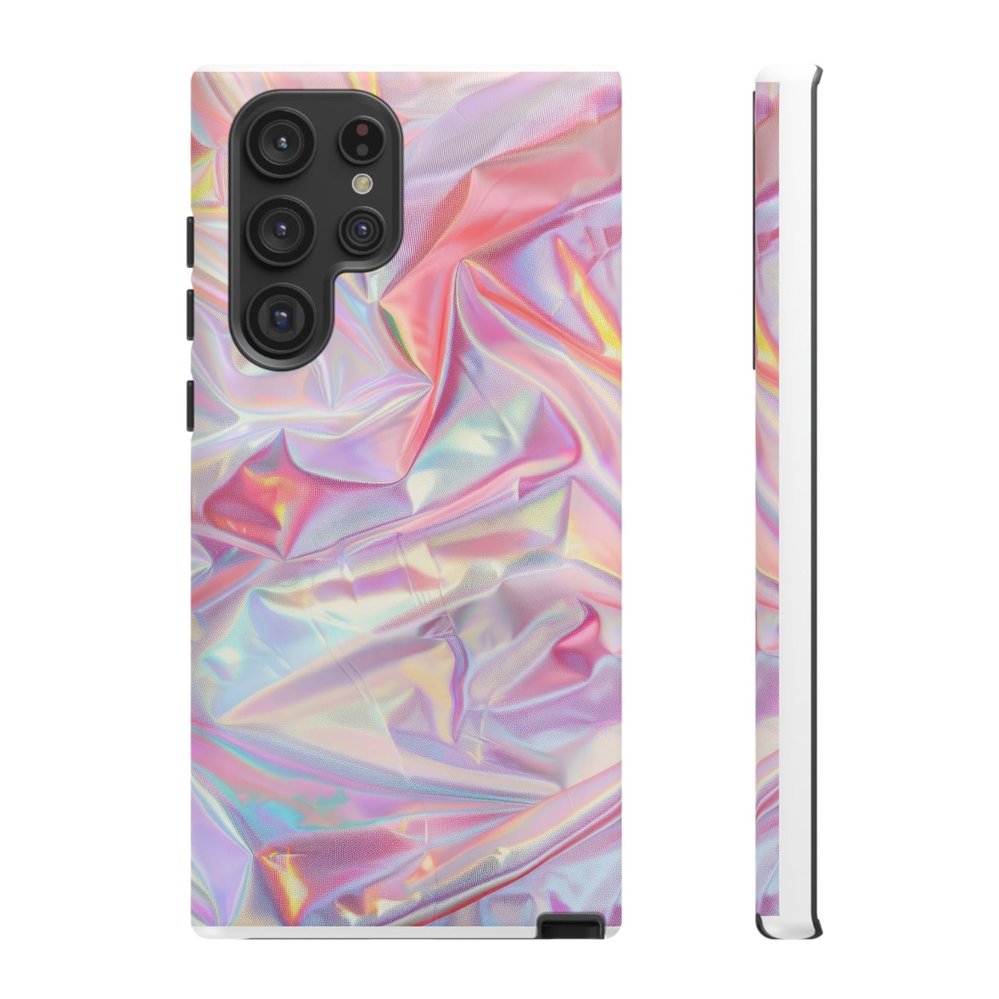 Multicolor Pastel Hologram Dual Layer Phone Case