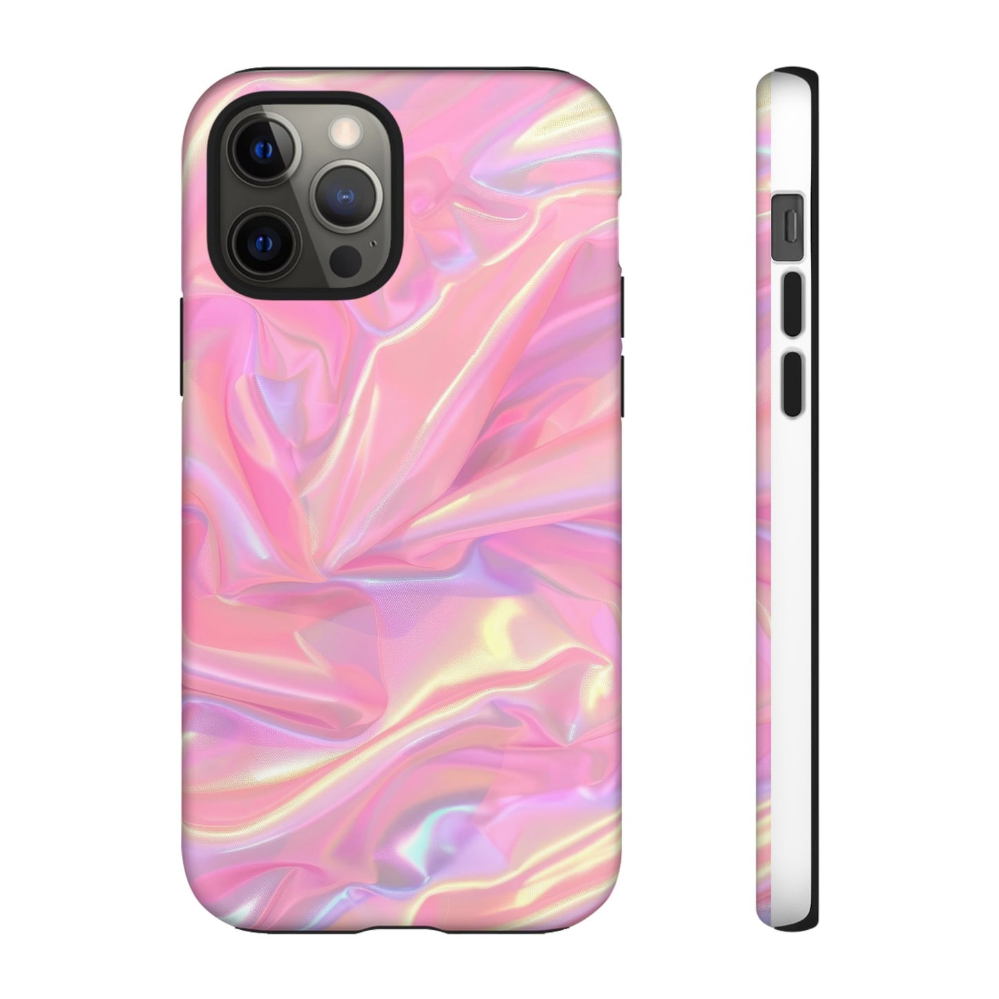 Pink Pastel Hologram Dual Layer Phone Case