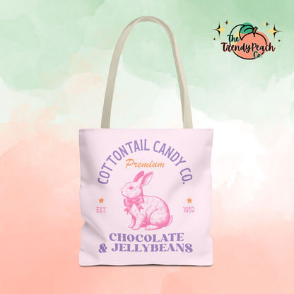 Cottontail Candy Co. Bunny Easter Tote Bag