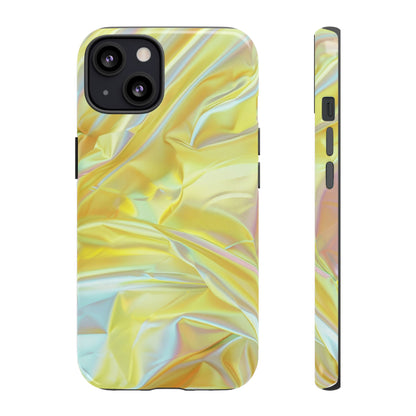 Yellow Pastel Hologram Dual Layer Phone Case