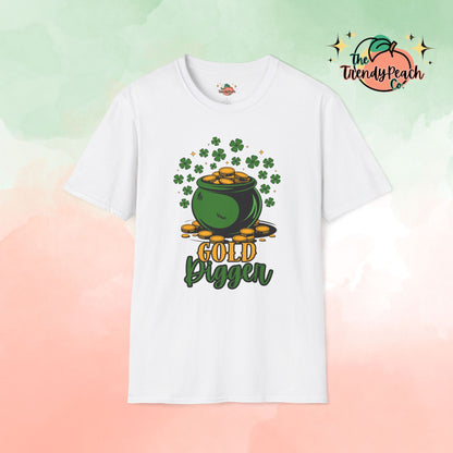 Gold Digger St. Patrick's Day Graphic Tee