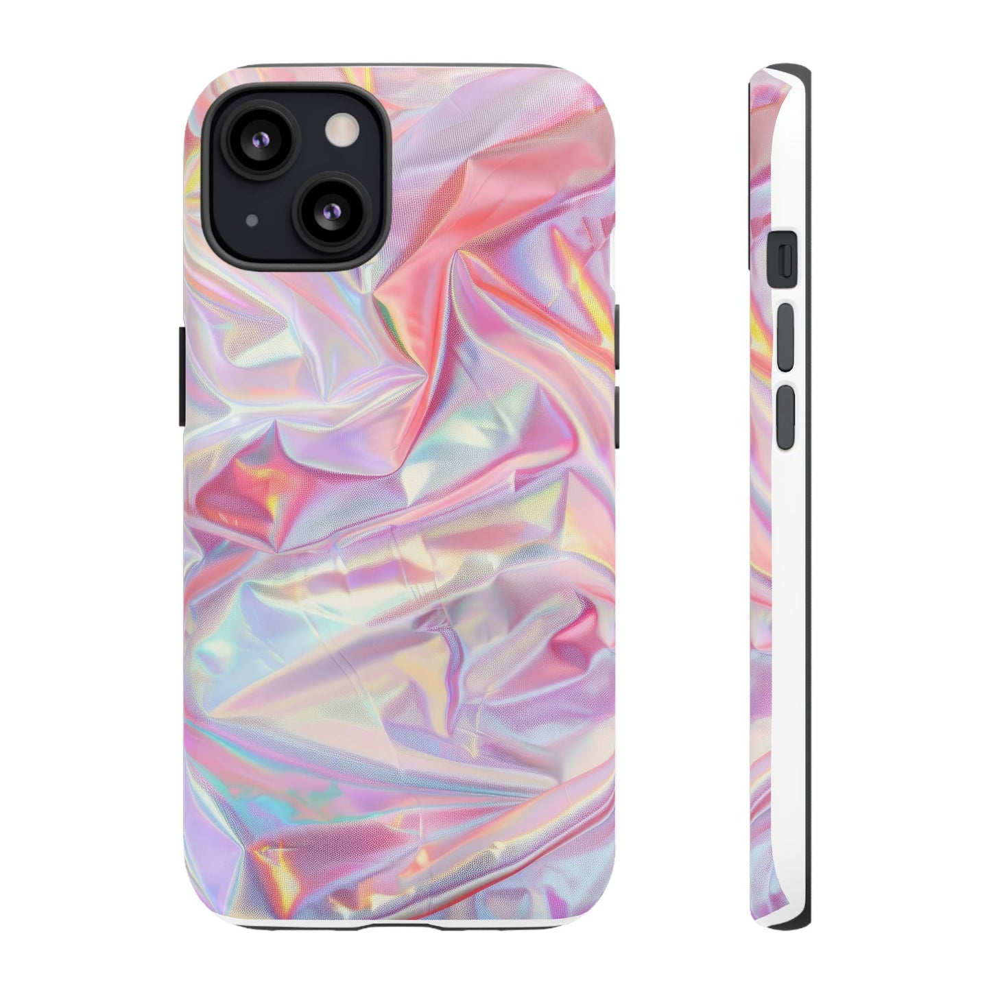 Multicolor Pastel Hologram Dual Layer Phone Case