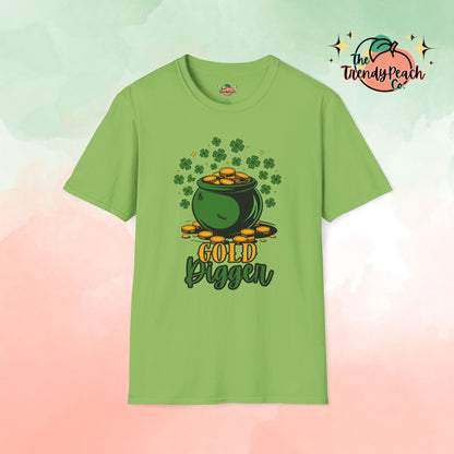 Gold Digger St. Patrick's Day Graphic Tee