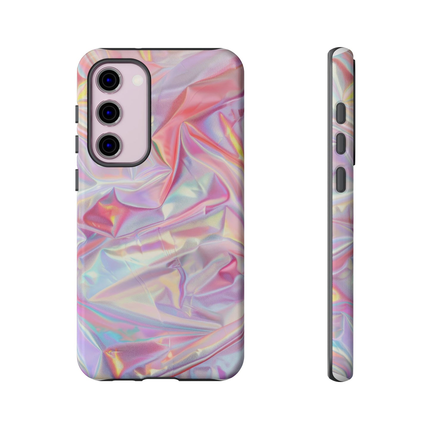 Multicolor Pastel Hologram Dual Layer Phone Case