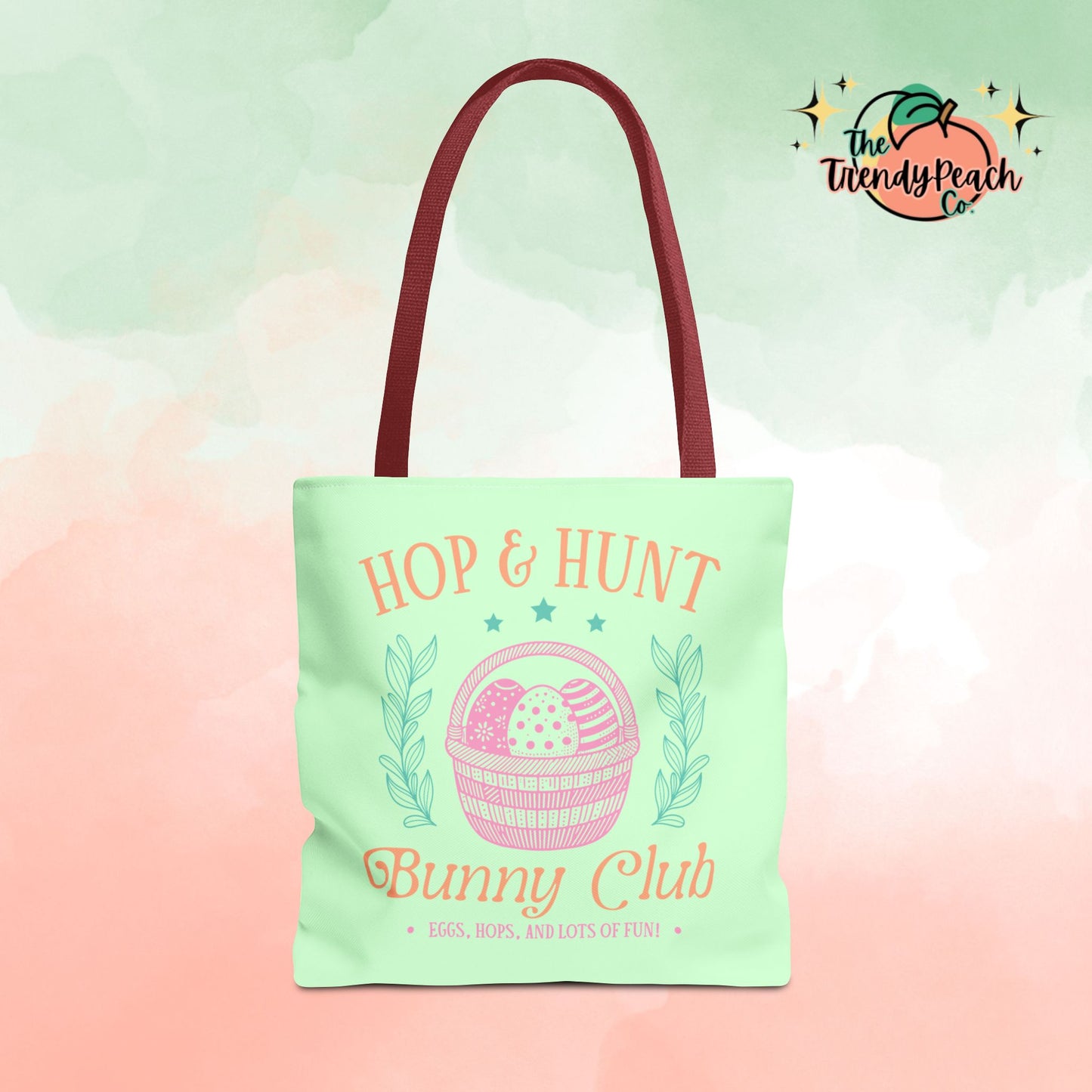 Hop & Hunt Bunny Club Easter Tote Bag