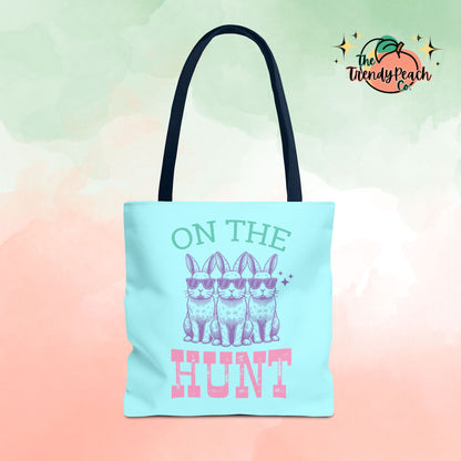 On The Hunt Bunny Easter Tote Bag