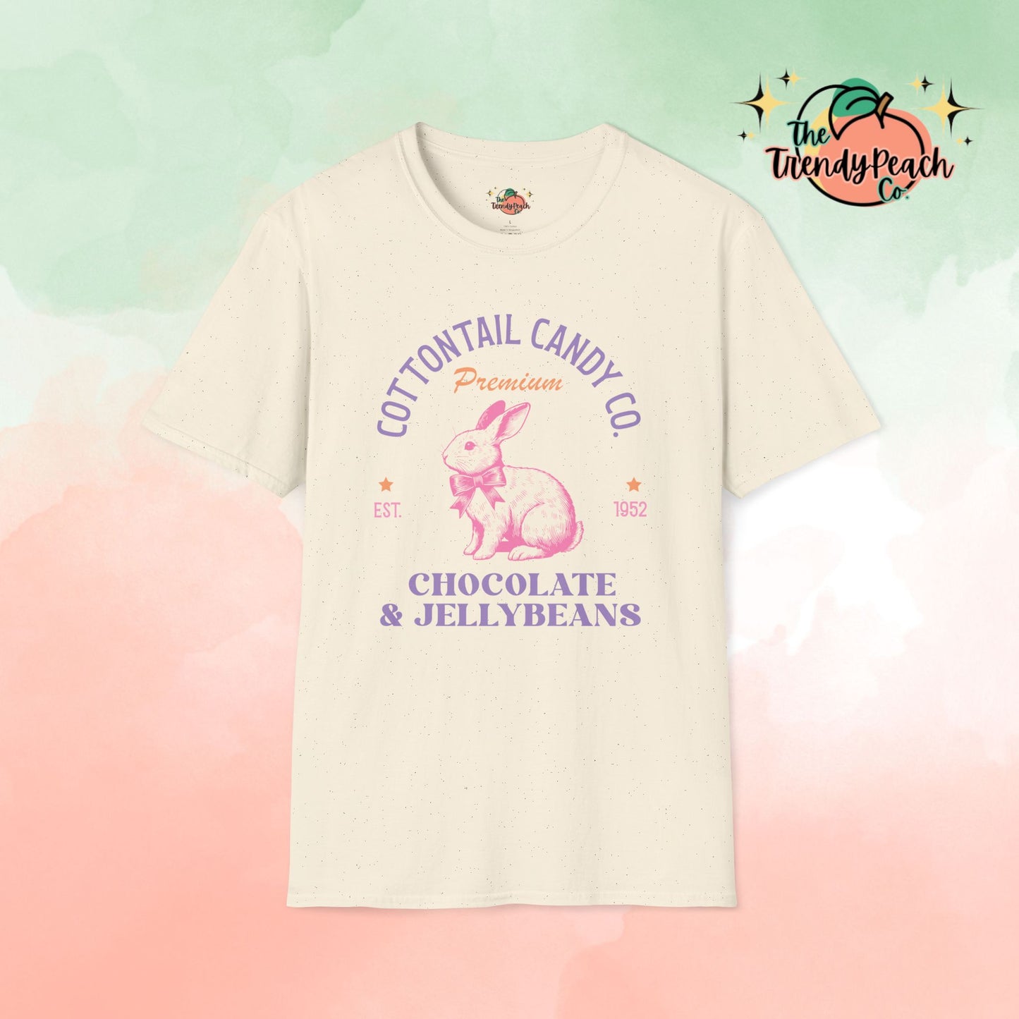 Cottontail Candy Co. Chocolates & Jellybeans Easter Graphic Tee