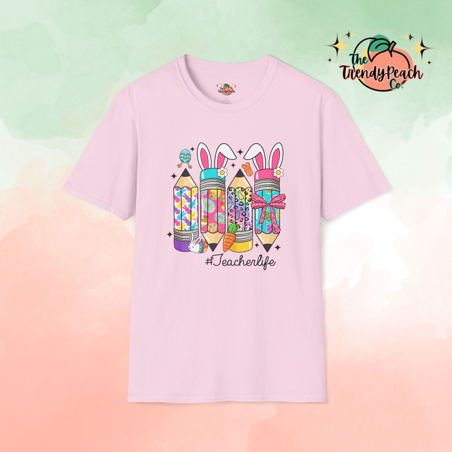 Easter Pencils Teacher Life Easter Graphic Tee