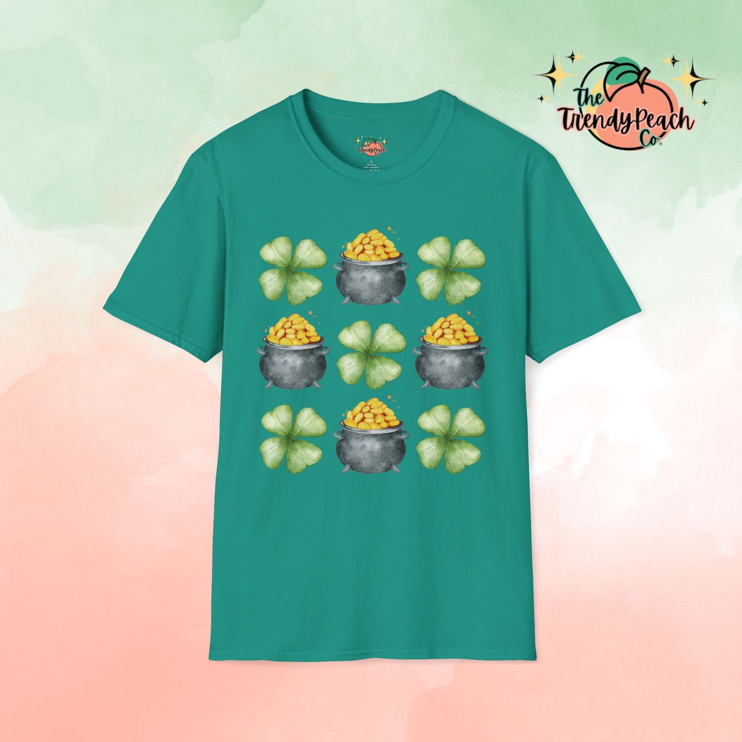 Shamrocks & Pots of Gold St. Patrick's Day Graphic Tee