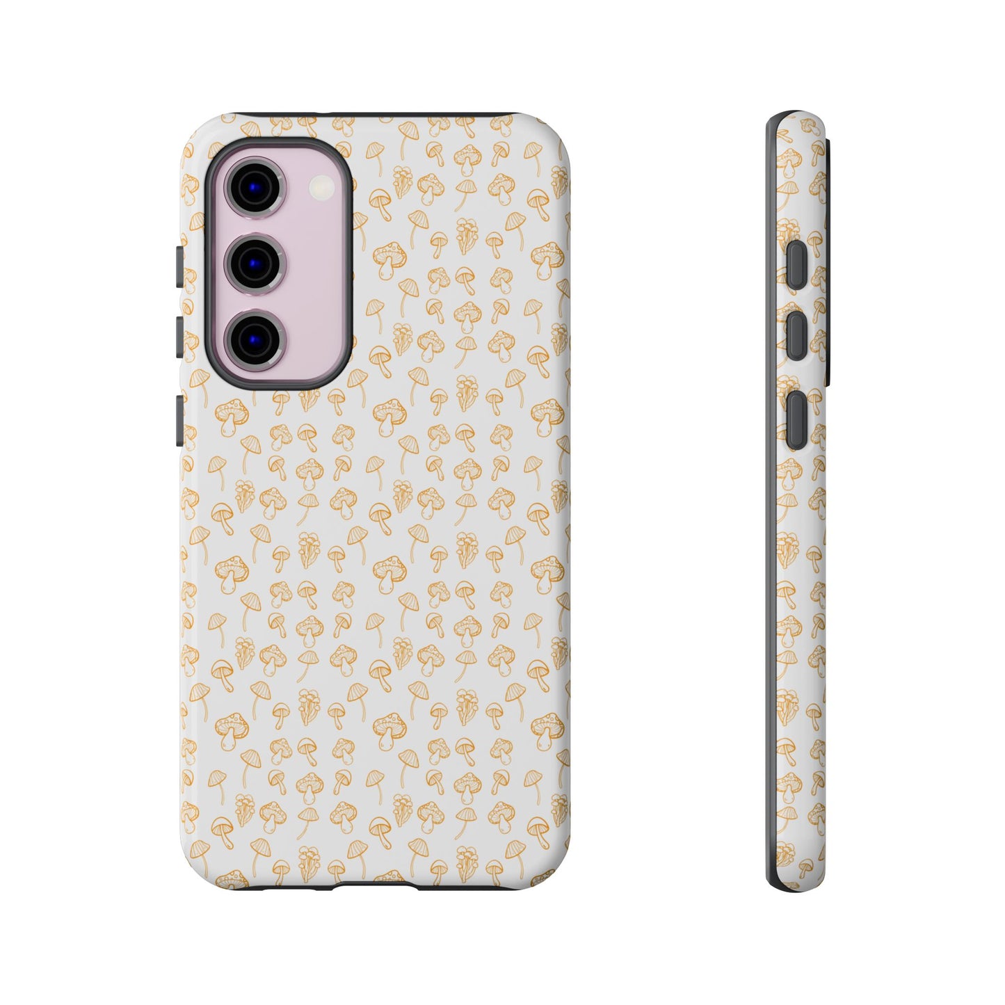 Orange Mushroom Variety Dual Layer Phone Case