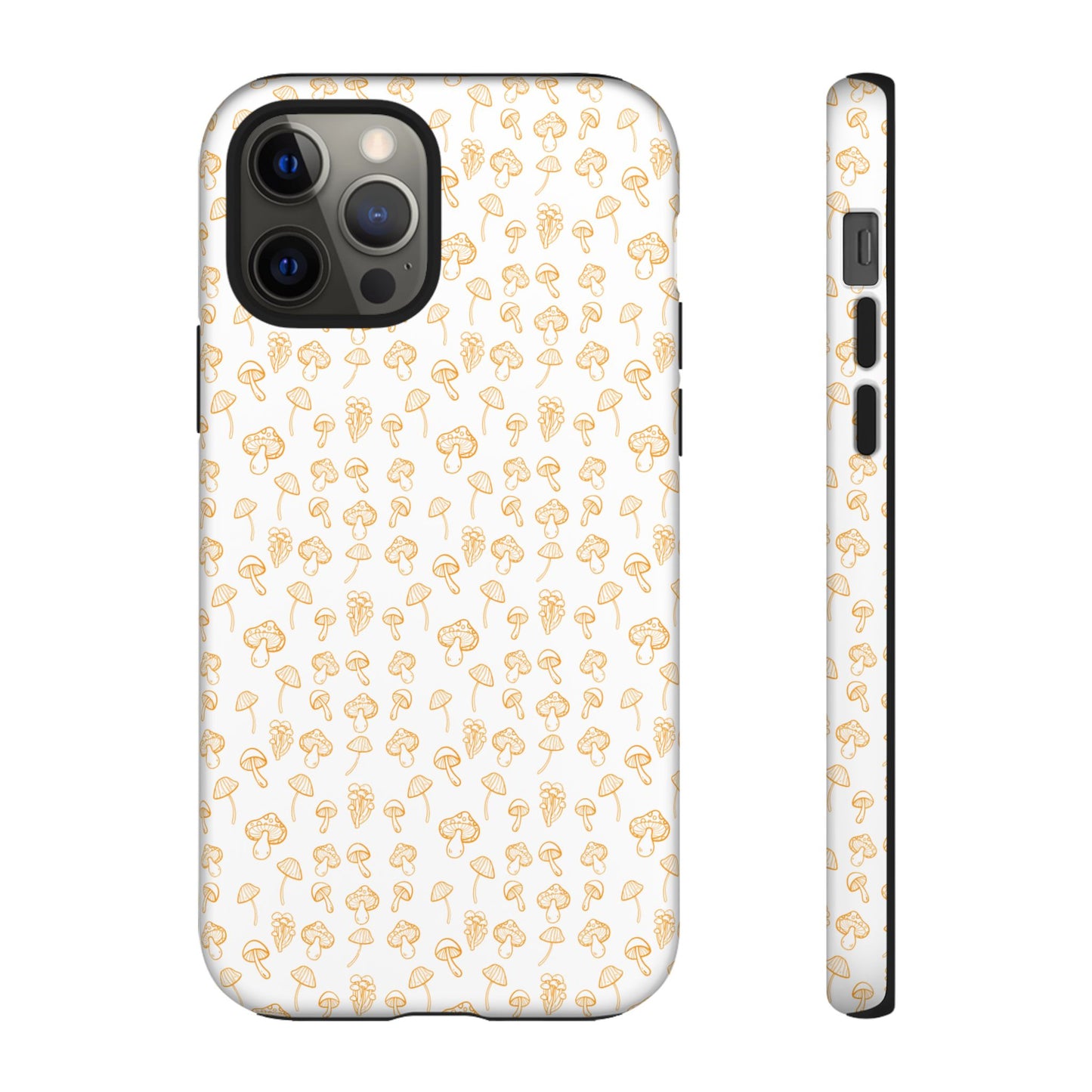 Orange Mushroom Variety Dual Layer Phone Case