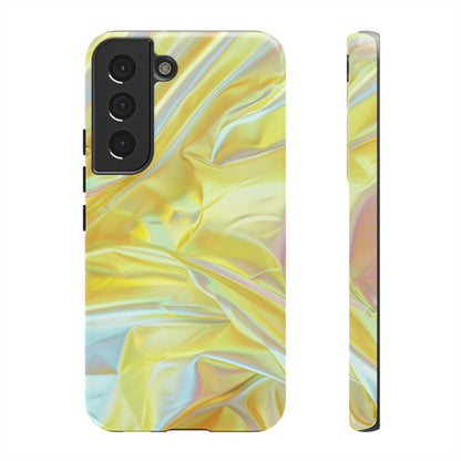 Yellow Pastel Hologram Dual Layer Phone Case