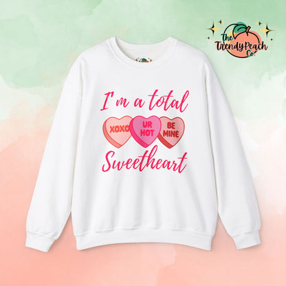 Total Sweetheart Candy Valentine's Day Crewneck Sweatshirt