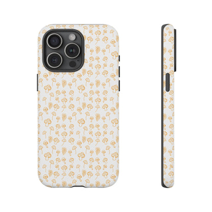 Orange Mushroom Variety Dual Layer Phone Case