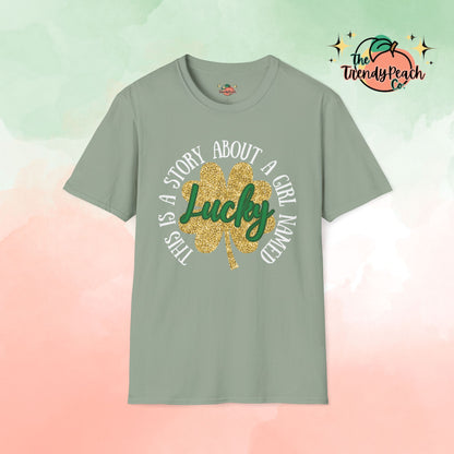 This Is A Story About A Girl Named Lucky Britney-Inspired St. Patrick's Day Graphic Tee