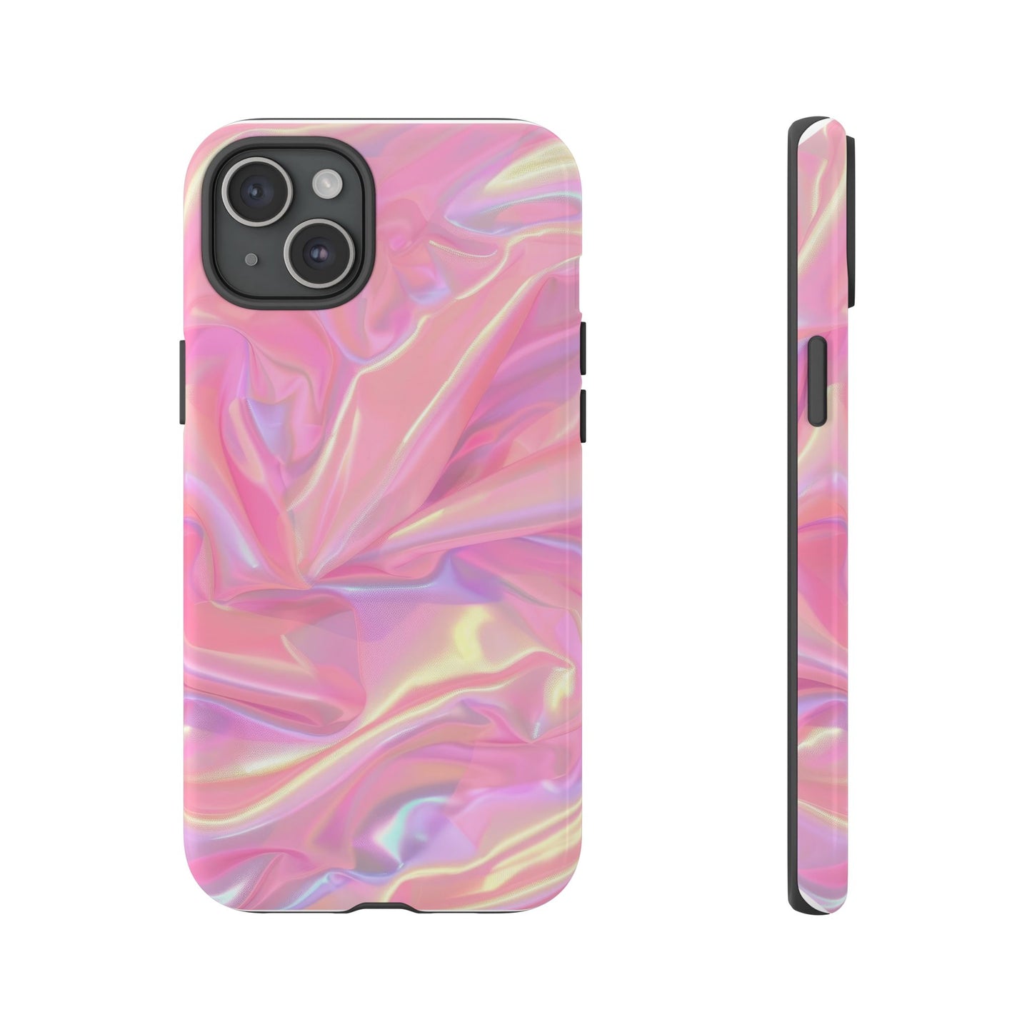 Pink Pastel Hologram Dual Layer Phone Case