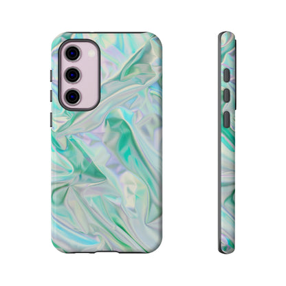 Blue Pastel Hologram Dual Layer Phone Case